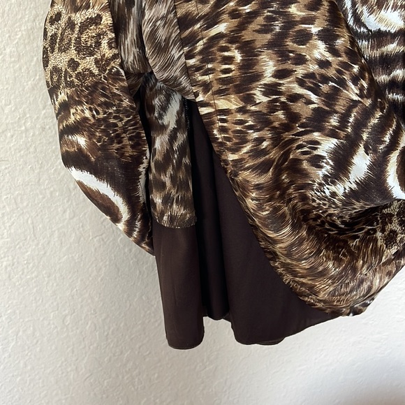 Leopard short dress! Great quality! Cute with heels or sneakers! - Picture 6 of 6